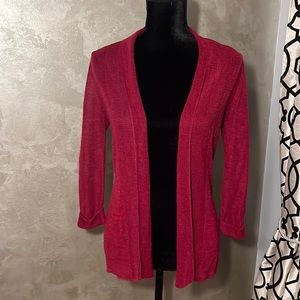 Ann Taylor Lightweight maroon cardigan from Ann Taylor petites, size XSP